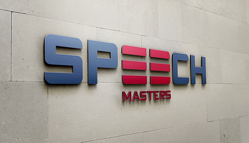 Speech Masters wall logo